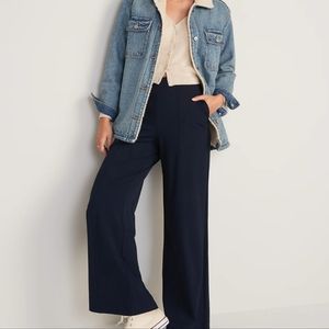 High waist power soft wide leg pant
